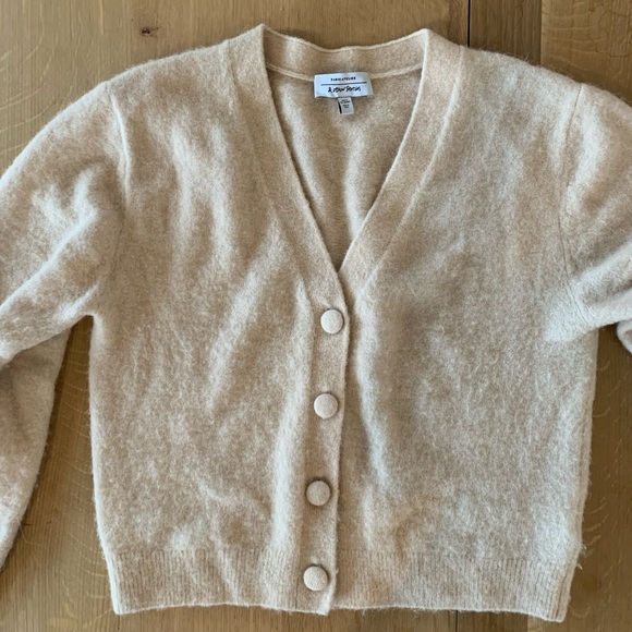 And Other Stories wool blend vneck cardigan, small - Picture 9 of 16